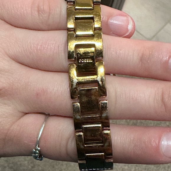 Fossil Virginia ES3284 Women's Rose Gold-Tone Stainless Steel Analog Watch - Picture 2 of 5